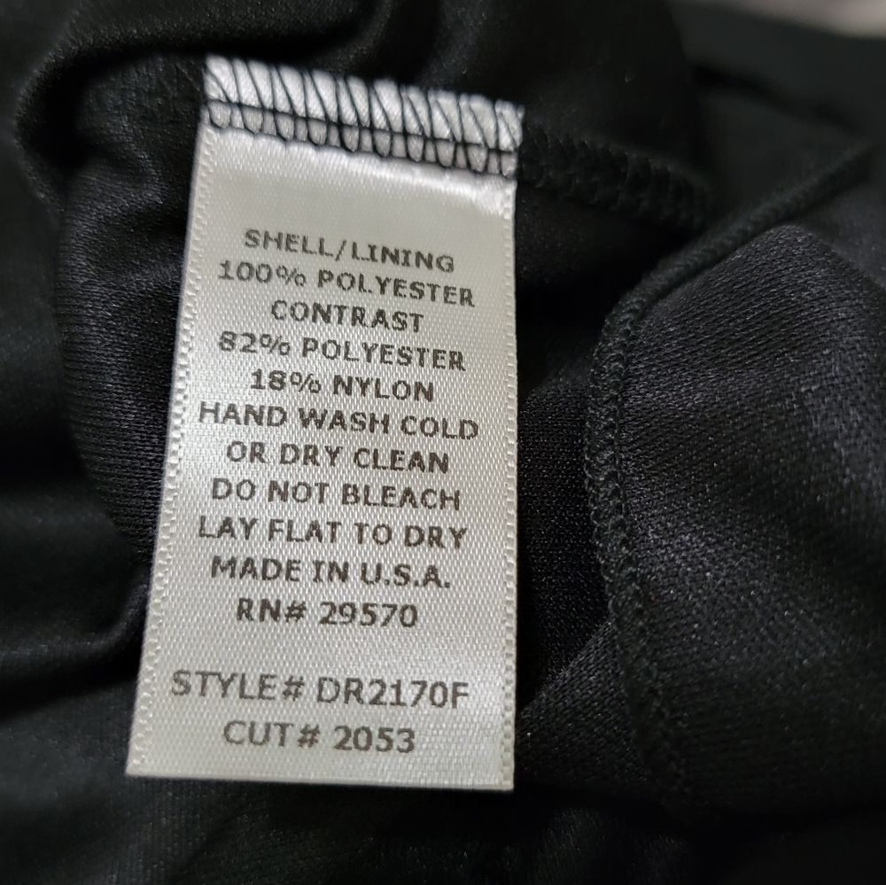 Needle & Thread Black & Gold Chiffon Swing Dress - Picture 11 of 11